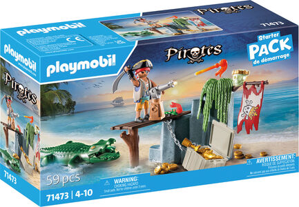 Playmobil 71473 Pirates Starter Pack Byggsats Pirat med Alligator