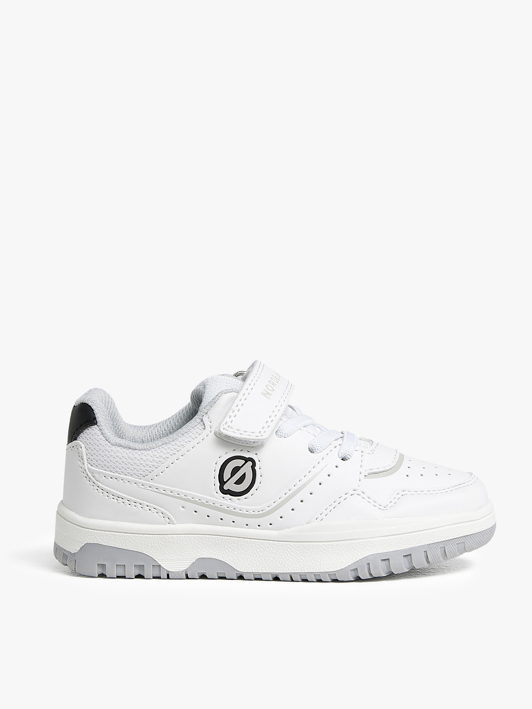 Nordbjørn Skooby Sneakers, Vit/Grå, 33