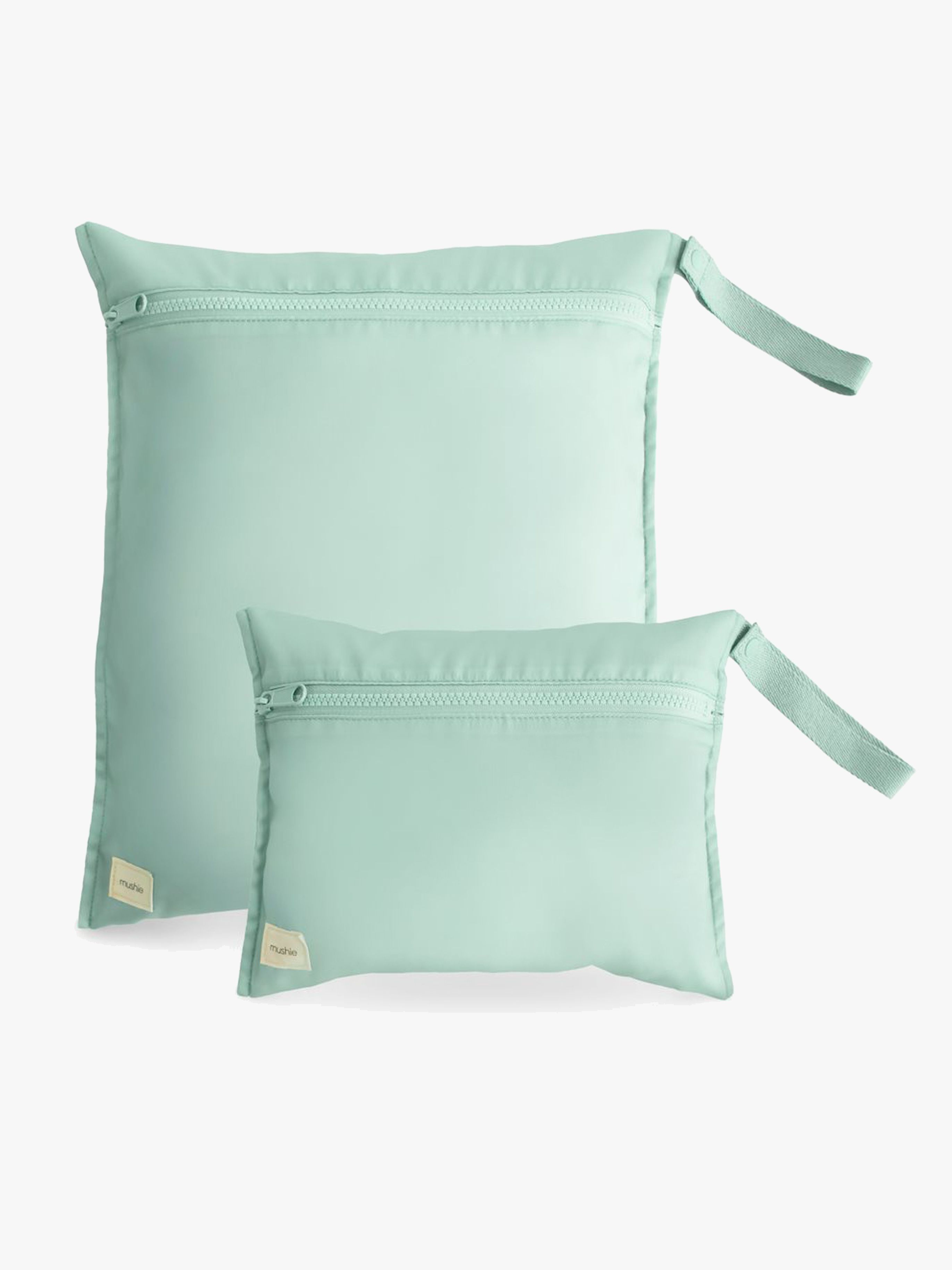 Mushie Vattentät Wet Bag 2-Pack, Roman Green