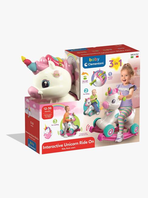 Clementoni Baby Gunghäst 3-i-1 Enhörning