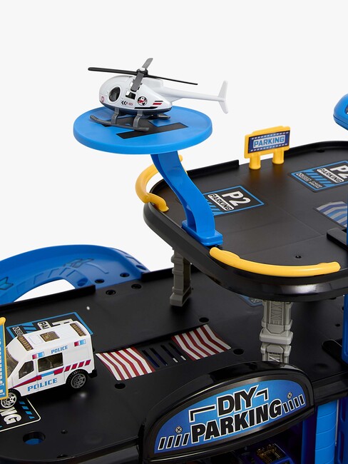 Alex's Garage Parkeringsgarage & Polisstation 81 Delar