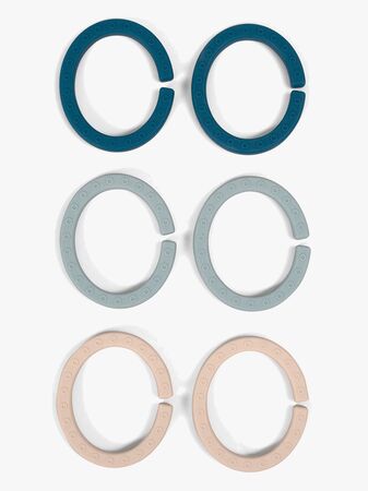 FILIBABBA Ringar Silikon, Blå