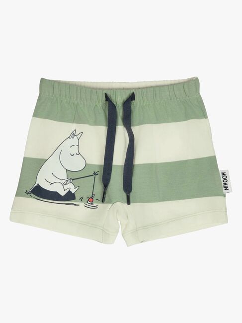 Mumin by Martinex Ledighet Shorts Set, Grön/Vit