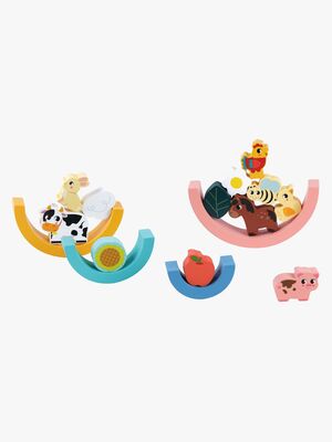 Kinder and Kids Stapelleksak Regnbåge & Figurer