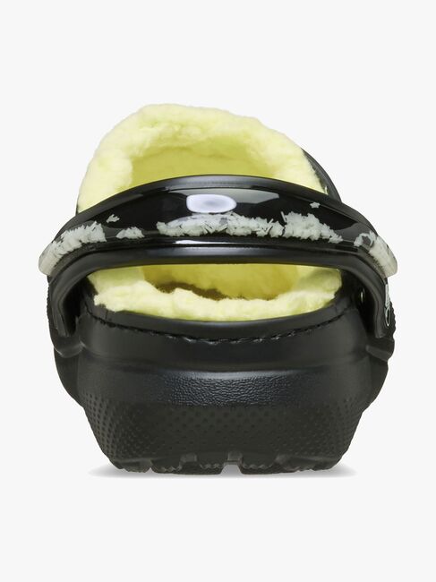 Crocs Classic Alien Kids Fodrade Tofflor, Black