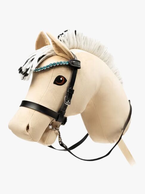 My Hobby Horse Pannband med Stenar, Svart Blå