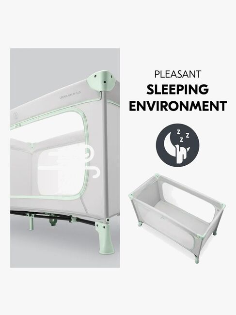 Hauck Dream N Play Plus Resesäng, Dusty Mint