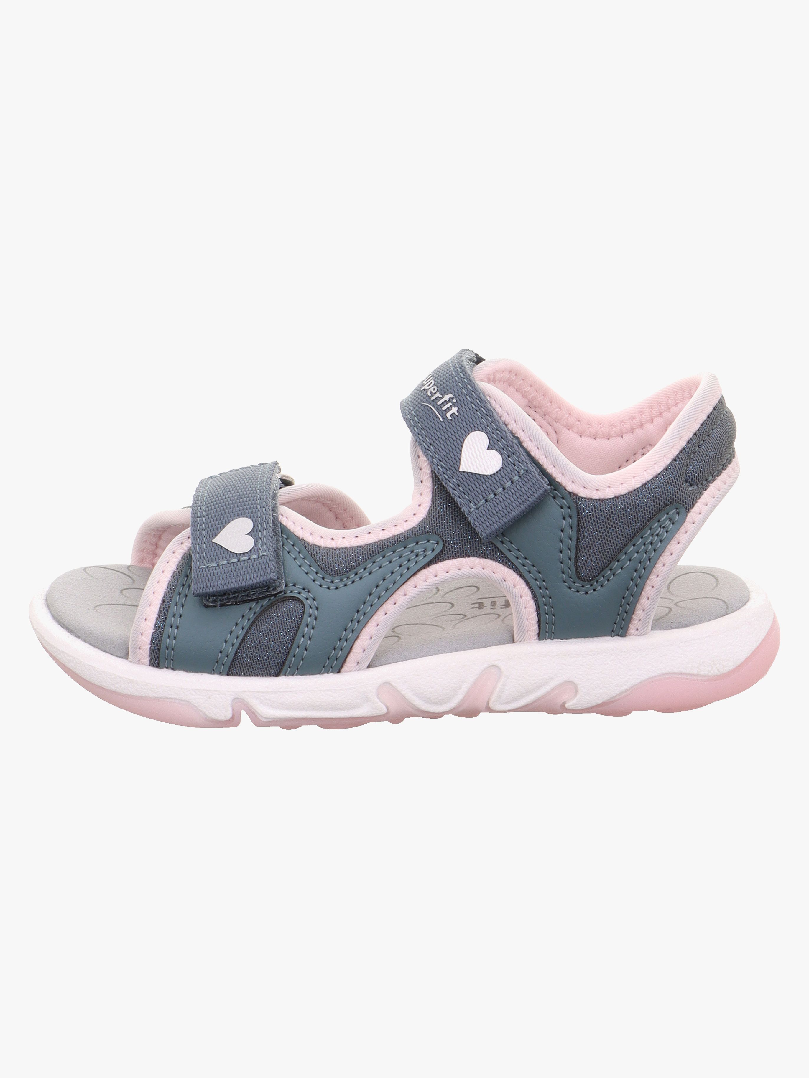 Superfit Pebbles Sandaler, Blå/Rosa, 33