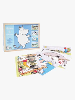 Mumin 4 Träpussel 4x12 Bitar