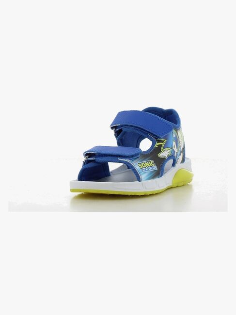 Sonic Blinkande Sandaler, Blue/Neon Yellow
