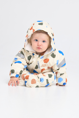 Nordbjörn Valdez Babyoverall, Bone White