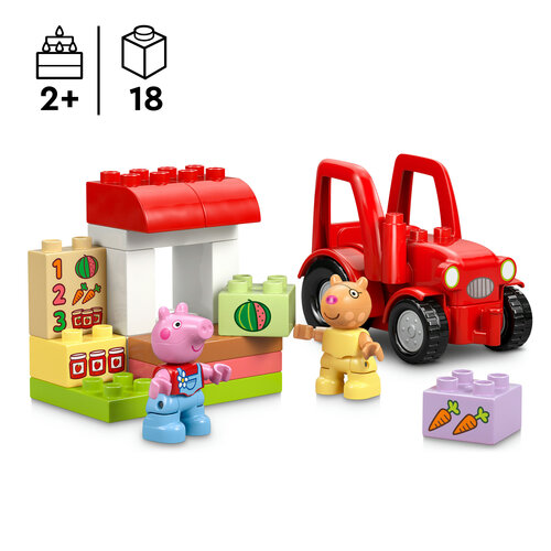 LEGO DUPLO Peppa Pig 10468 Traktor och marknad