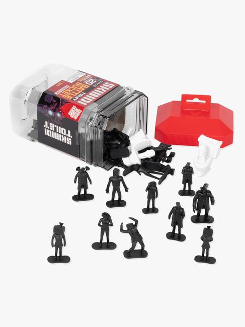 Skibidi Toilet Battle Bucket Figurset Series 1, 20 st