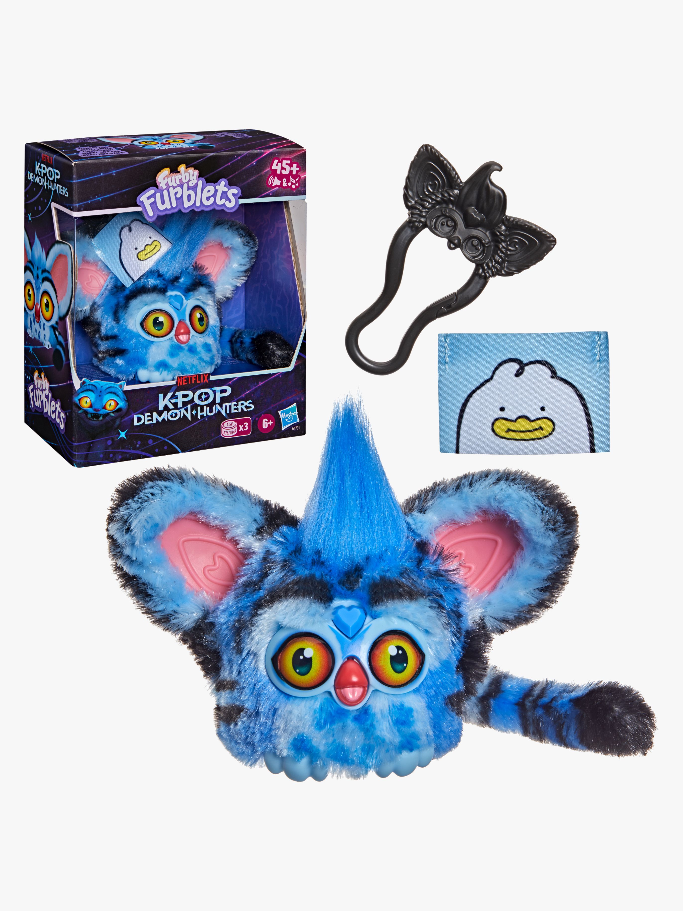 Furby Furblets K-Pop Demon Hunters Interaktivt Gosedjur Derpy Tiger, Flerfärgad