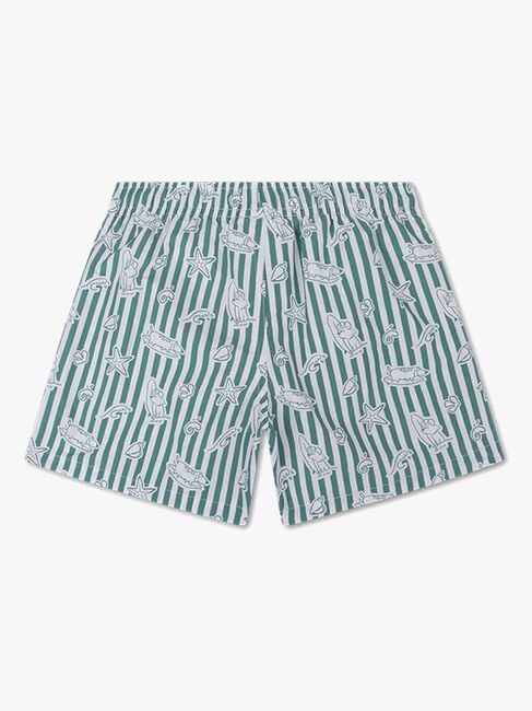 Swim Essentials Badshorts, Surf Dogs Green