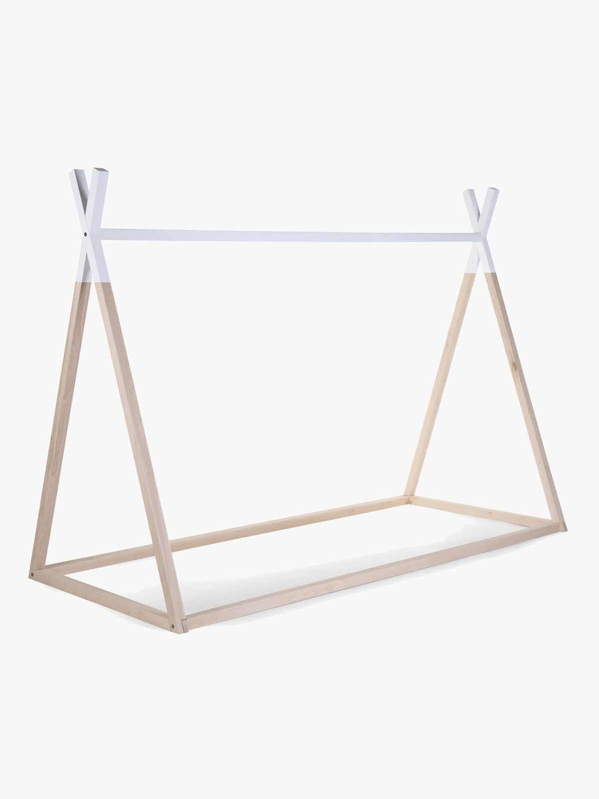 Childhome Säng Tipi 90x200, Vit&Natur