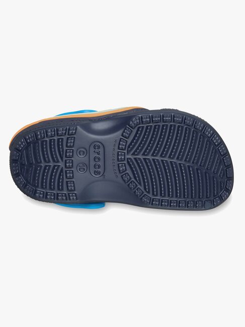 Crocs Classic UFO Lights Kids Tofflor, Navy
