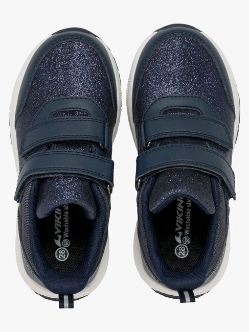 Viking Bouncy Glitter WP 2V Sneakers, Navy
