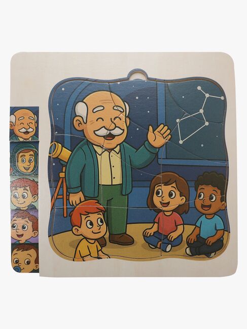 Kinder and Kids Pussel i Lager Rymden