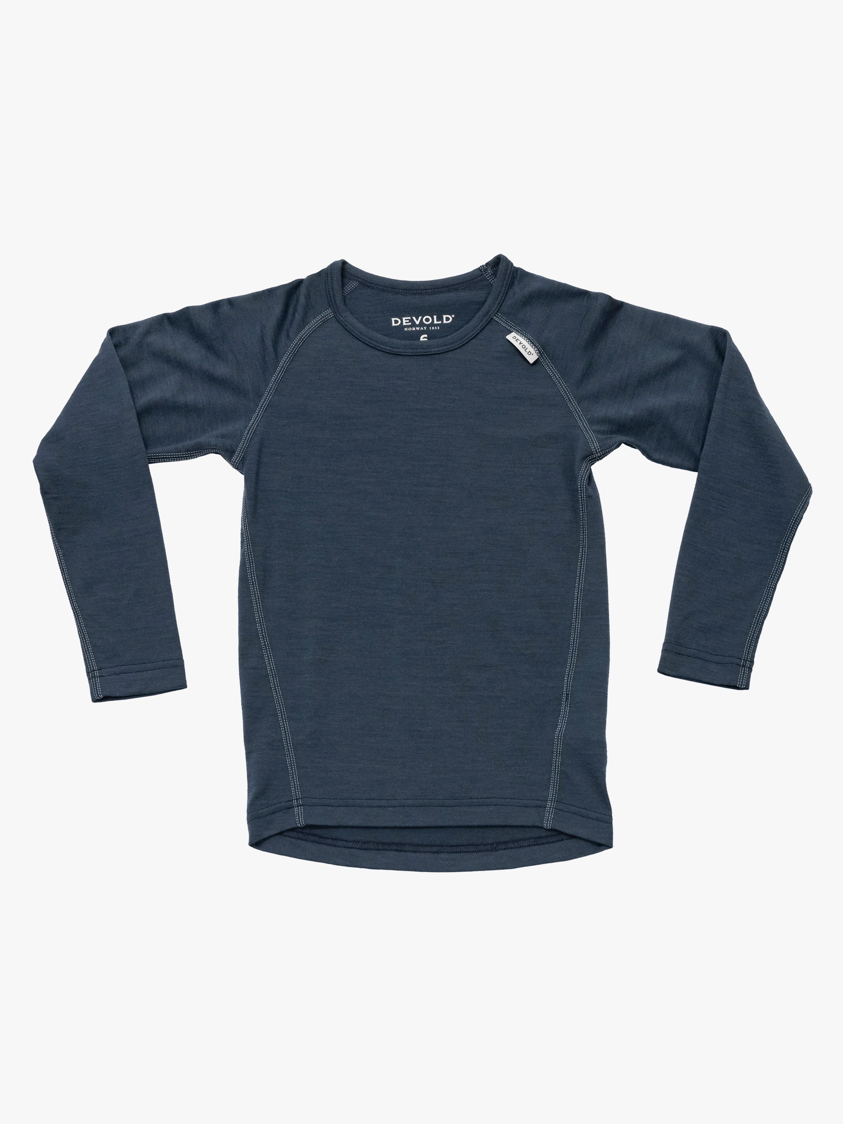 Devold Breeze Merino Underställströja Kid, Night, 2 år