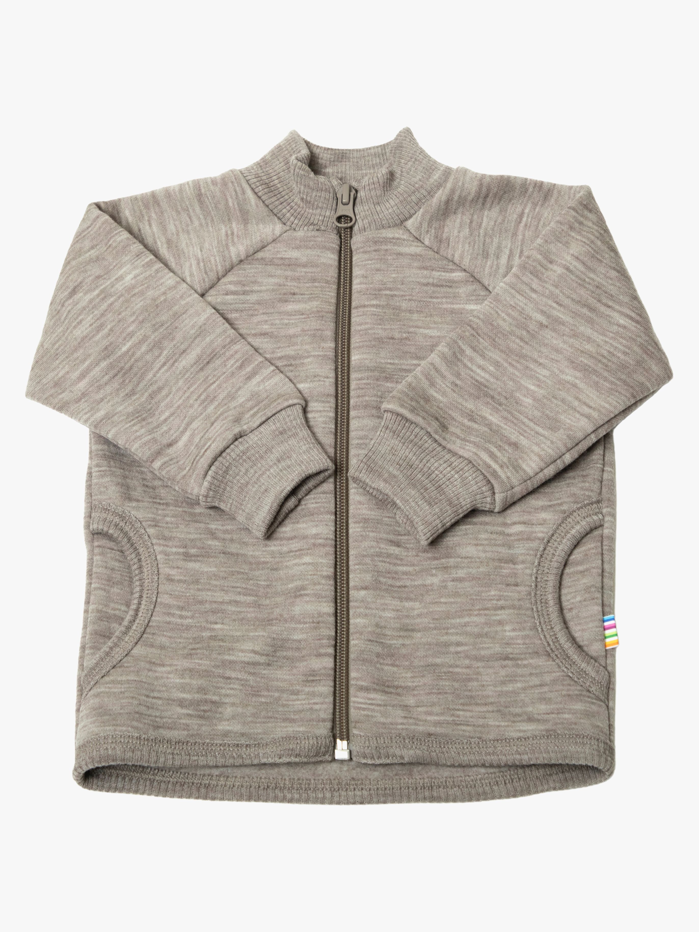 Joha Tröja Zip Merinoull, Sesame Mel, 110 - Bäst i test