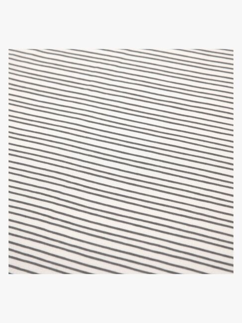Lässig Interlock Filt 80x80, Striped grey