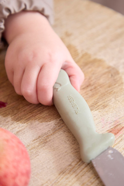 FILIBABBA Barnknivset 2-Pack, Powder Blue/Green