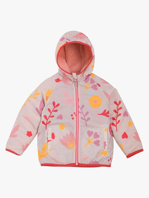 Viking Play  Vändbar Fleecejacka, Light Pink