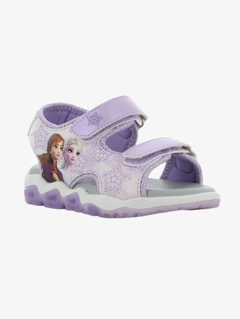 Disney Frozen Blinkande Sandaler, Lilac/Silver