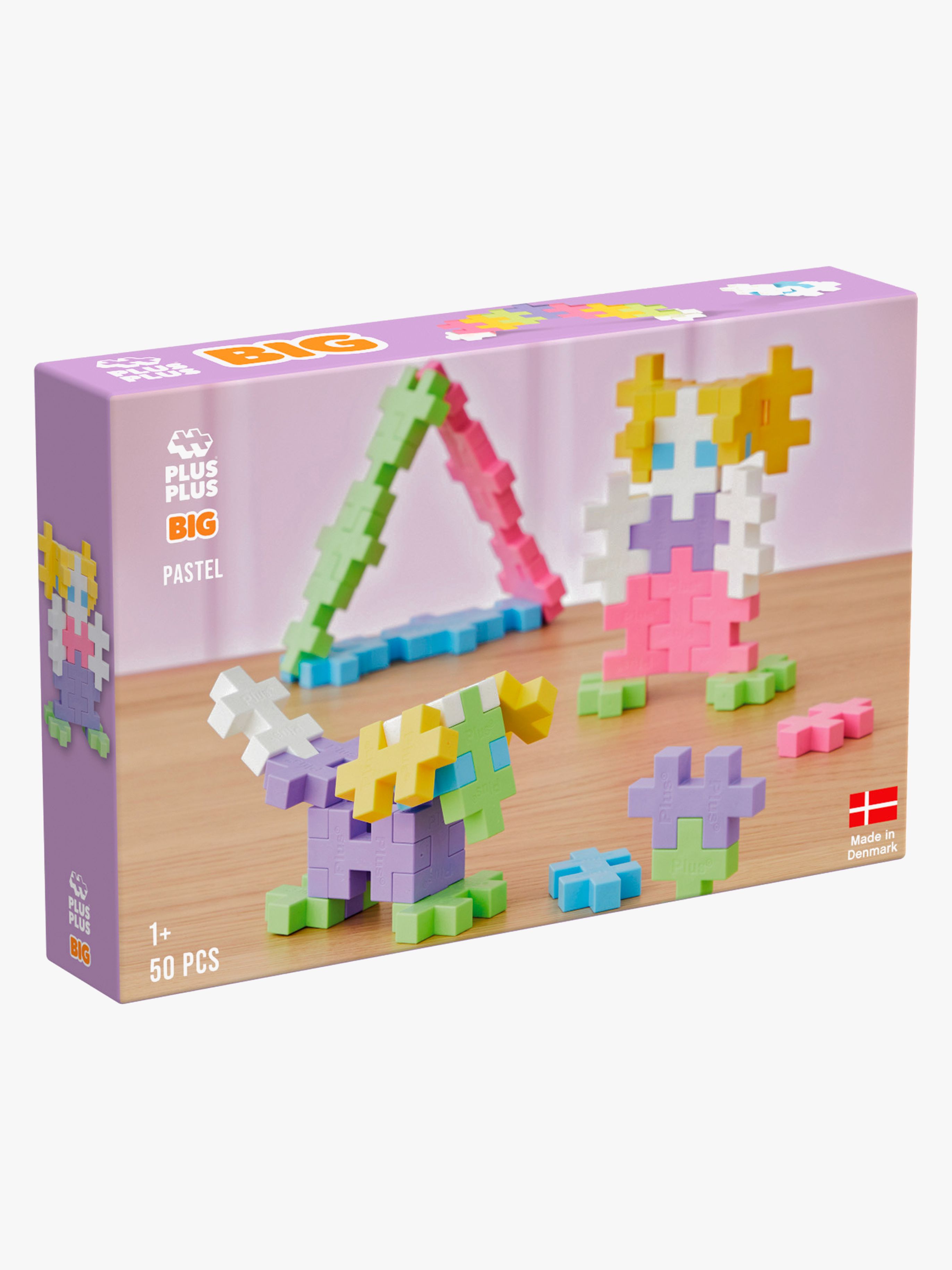 Plus-Plus BIG Byggset Pastel Mix 50 Delar
