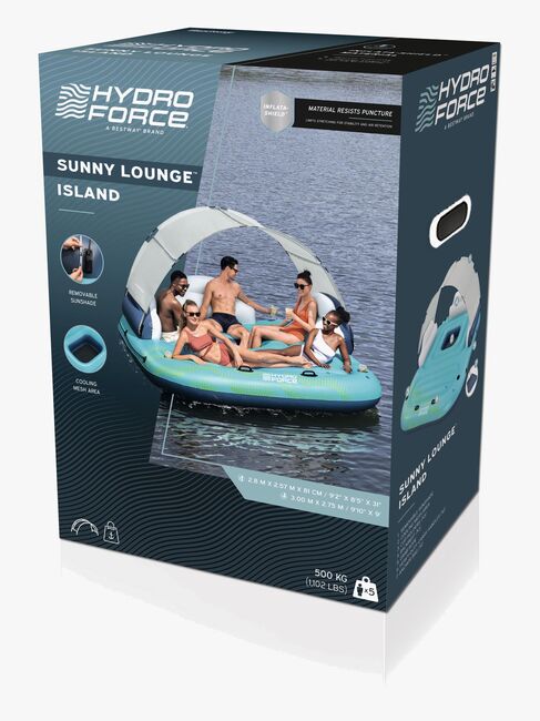 Bestway Hydro-Force Flytleksak Sunny Lounge Island