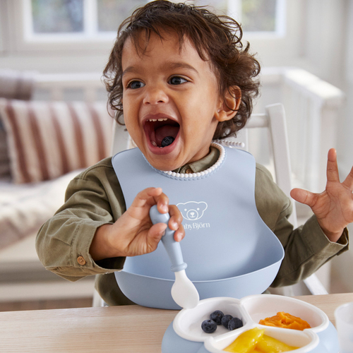 BabyBjörn Haklapp, Blekblå