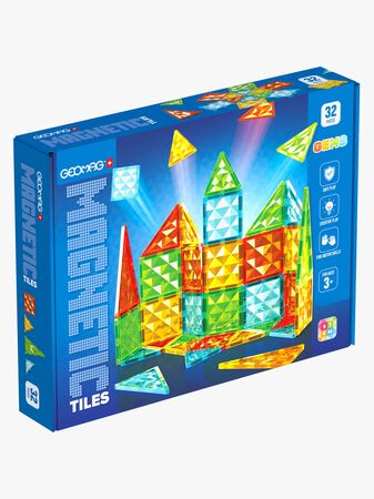 Geomag Gems Byggsats 32 Delar