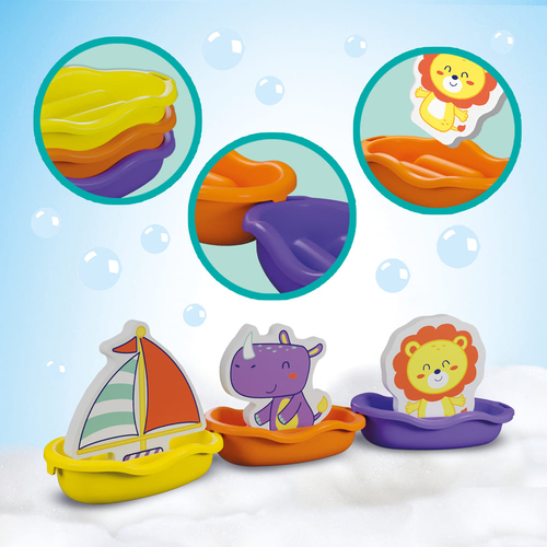 SES Creative Badlekset Båtar med Skumdjur