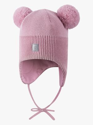 Reima Kumpi Mütze Merinowolle, Grey Pink