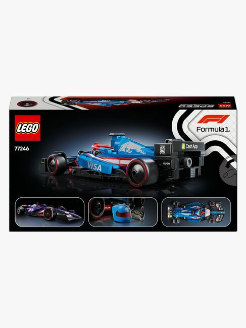 LEGO Speed Champions 77246 Visa Cash App RB VCARB 01 F1 racerbil