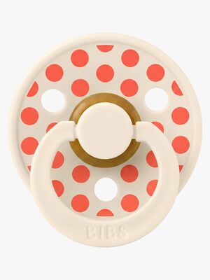 BIBS Studio Colour Sut Polka Medium Latex Str. 2, Ivory/Tango
