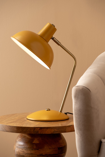 PresentTime Hood Bordslampa, Curry Yellow