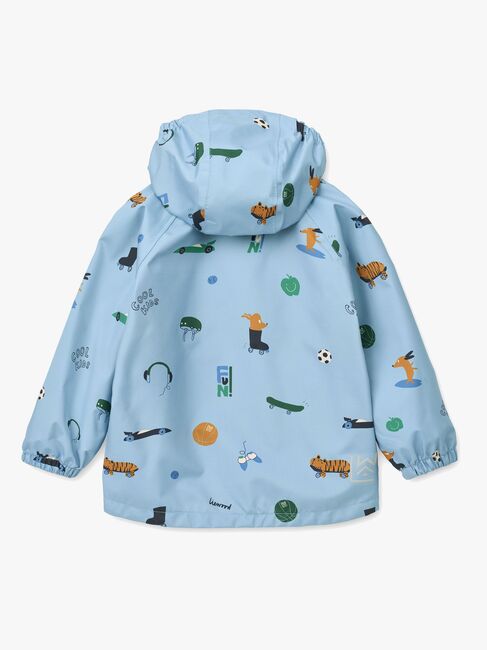 LIEWOOD Pedia Regnställ, Fun/Beach Blue