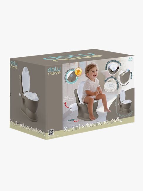 DOLU Toalettpotta XL, Stone Grey