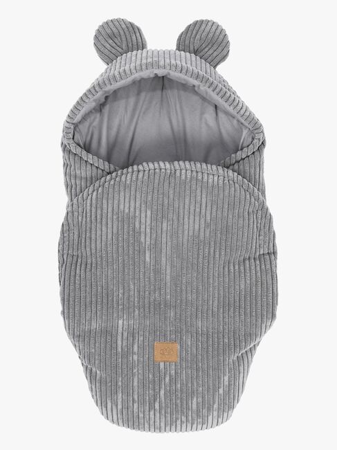 MeowBaby Aesthetic Swaddler med Björnöron, Grey
