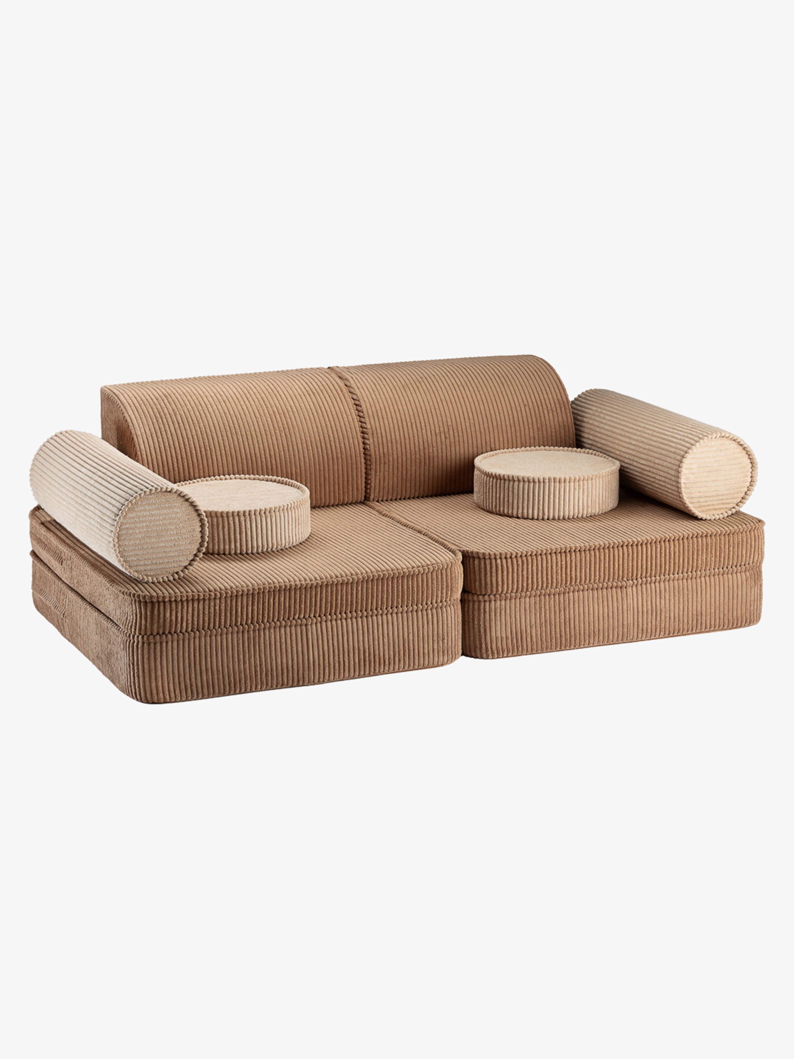 Wigiwama Play Byggbar Soffa – Oeko-Tex barnbäddsoffa 78×132 cm