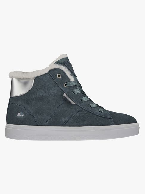 Viking Anna Mid Warm WP Fodrad Sneakers, Bluegreen