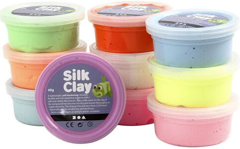 Silk Clay Mixade Färger Basic 2