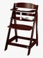 Roba Sit Up Flex Grow-Along Barnmatstol, Brown Stained