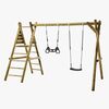Nordic Play Gungställning 208 cm, Svart