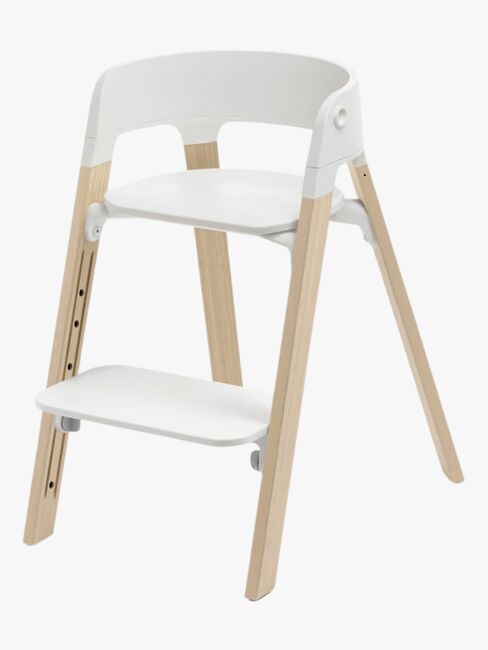 Stokke Steps Matstol, White Natural
