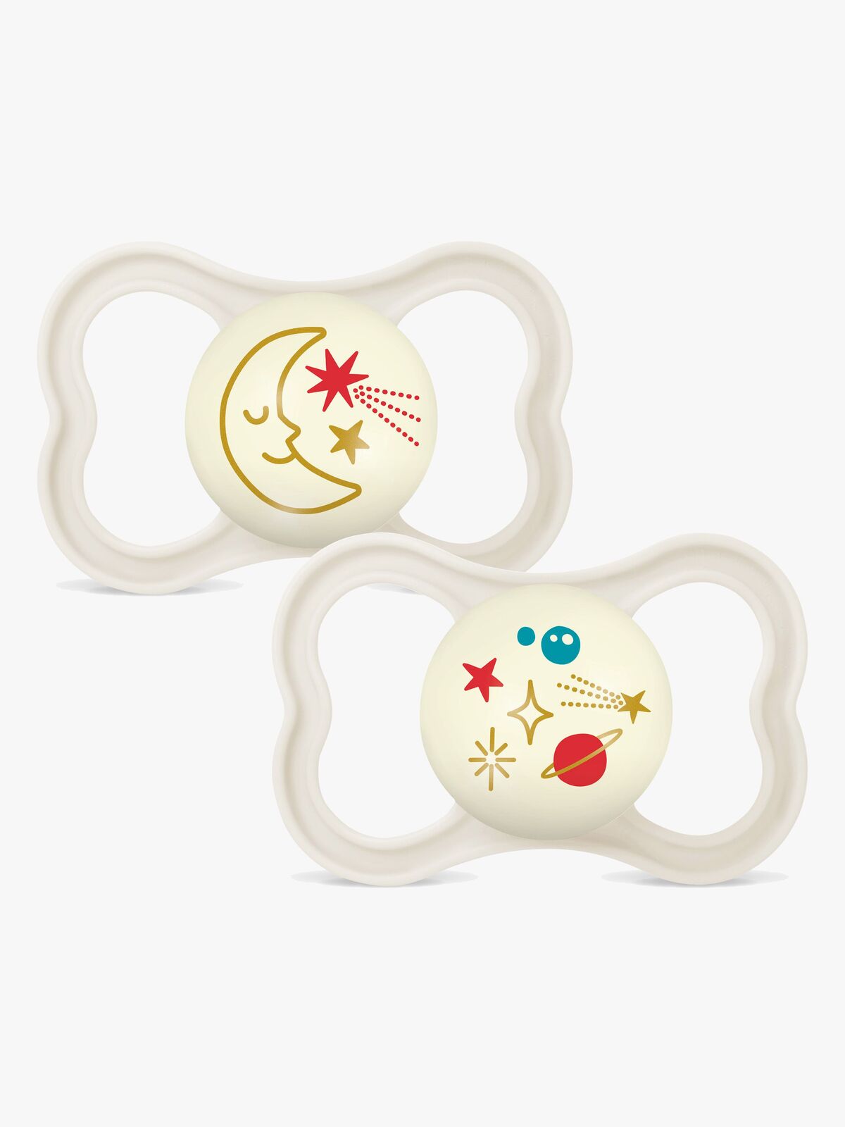 MAM Air Night Silikon Nappar 6-16m, Neutral