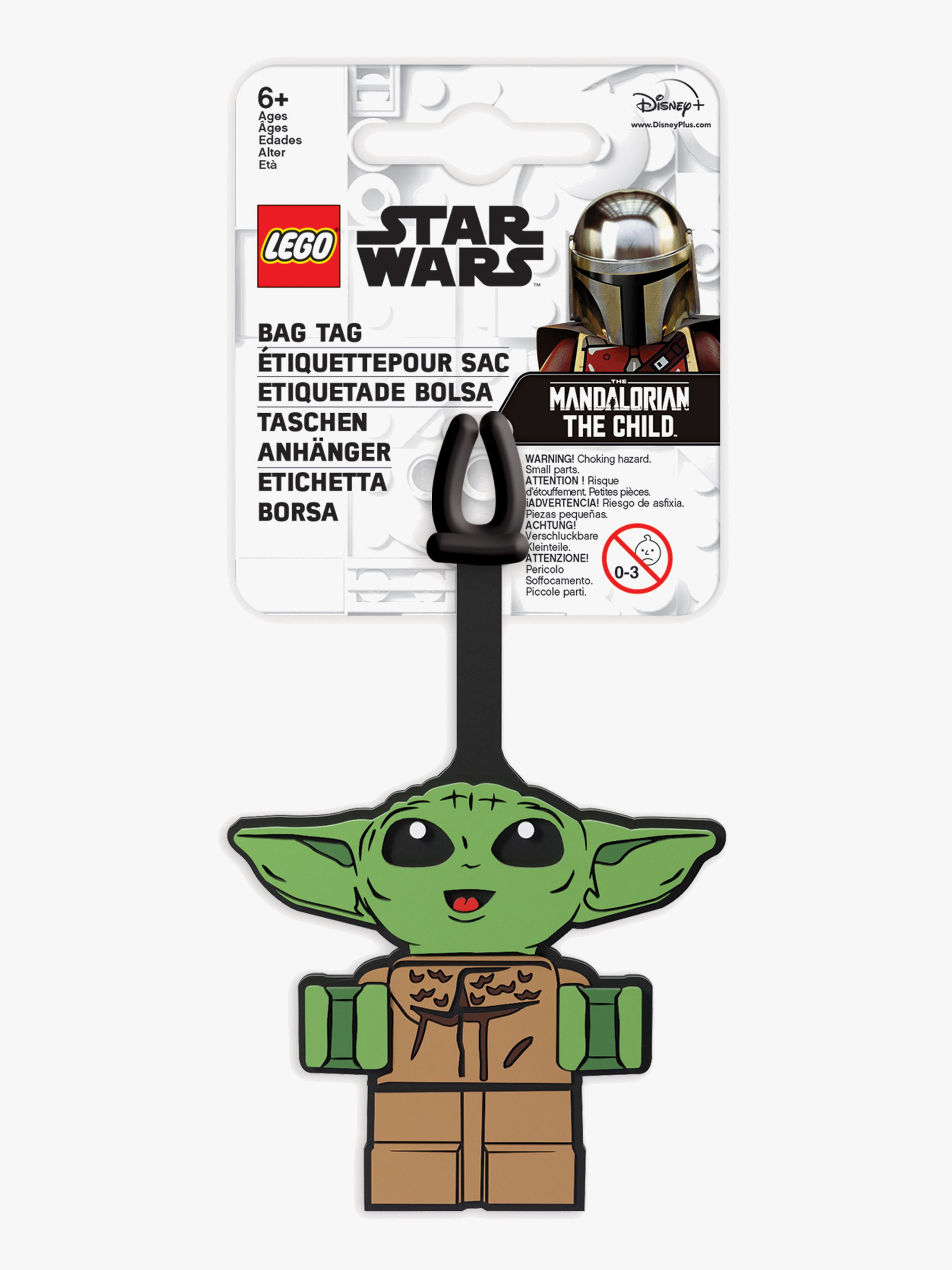 LEGO Star Wars™ Bagagetag Grogu, Beige/Grön