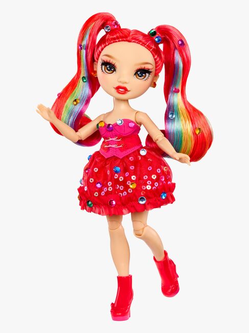 Rainbow High Be Dazzling Vivienne Rouge Modedocka Vivienne Rouge, Röd